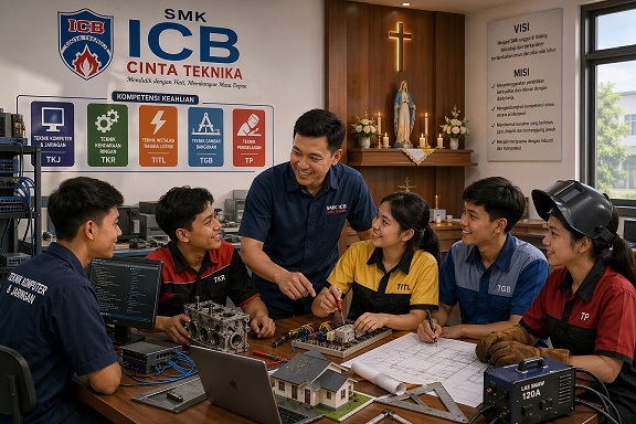 Guru Friendly di SMK ICB Cinta Teknika Bandung: Membangun Lingkungan Belajar yang Nyaman dan Inspiratif