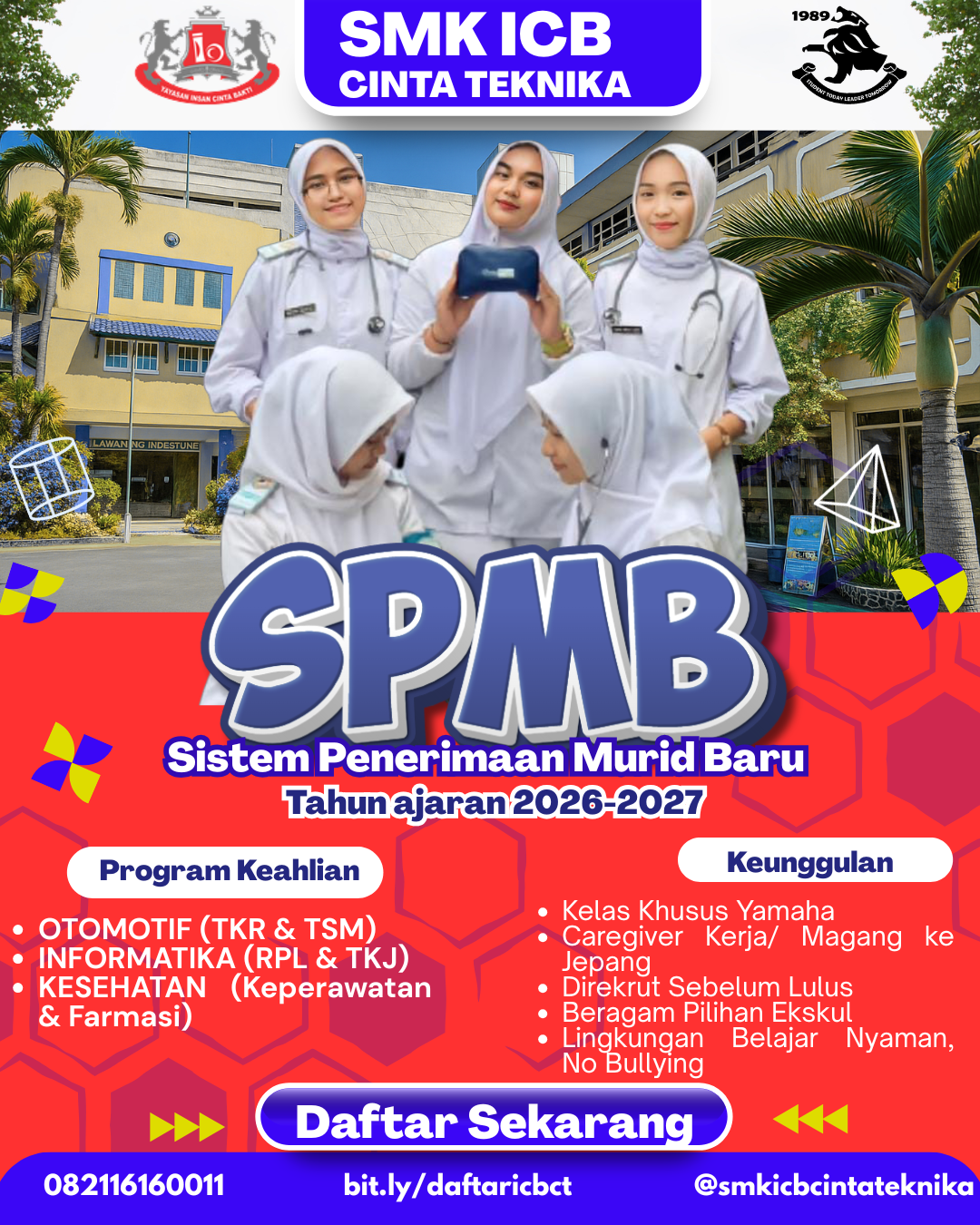 SPMB SMK ICB Cinta Teknika Bandung - Pilihan Cerdas Menuju Dunia Kerja