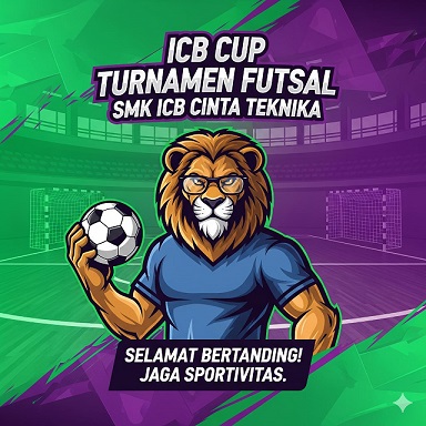 ICB CUP 2025,  TURNAMEN FUTSAL ANTAR SMP SE BANDUNG RAYA SMK ICB CINTA TEKNIKA RESMI DIGELAR